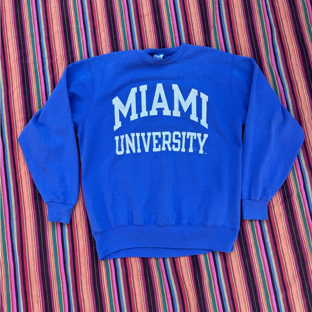 VTG 90s Miami University Champion Crewneck